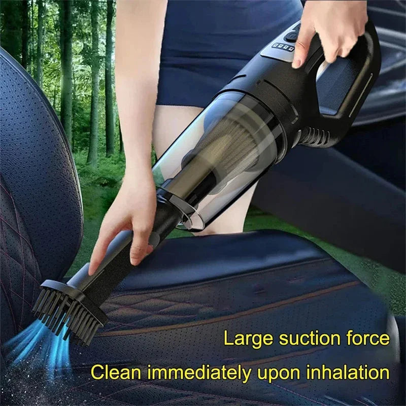 High-Power Portable Car Vacuum Cleaner 6998000Pa – Wireless & Fast Cleaning