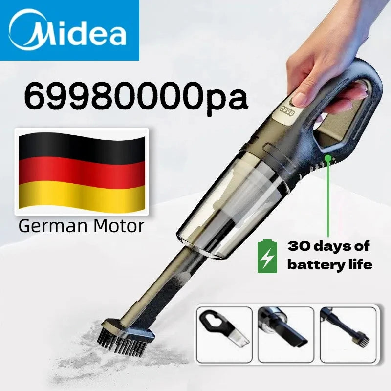 High-Power Portable Car Vacuum Cleaner 6998000Pa – Wireless & Fast Cleaning